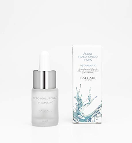 Ácido Hialurónico puro + Vitamina C Balcare Cosmetics - 10 ml.