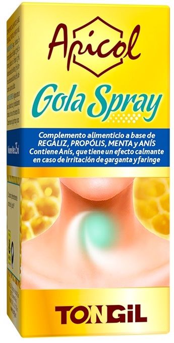 Apicol Gola Spray 25 ml - Alivio Natural para la Garganta