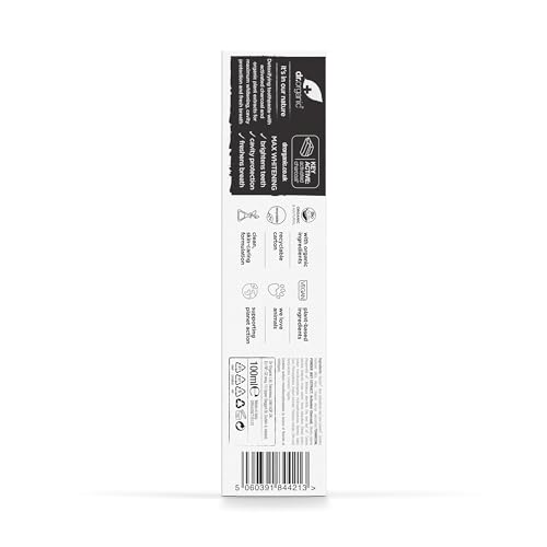 Dr. Organic Pasta De Dientes Carbón Activado, 100 ml (Paquete de 1)