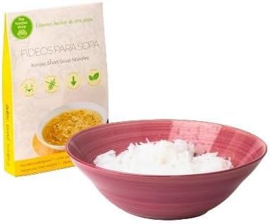 The Konjac Shop - Fideos Konjac Para Sopa 200g | Pasta Shirataki Sin Gluten | Bajo En Calorias y Carbohidratos | Aptos Para Veganos, Dietas Keto, Low Carb (Pack de 25)