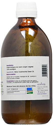 Ayurveda Autentico Aceite de Neem 500 ml 500 ml