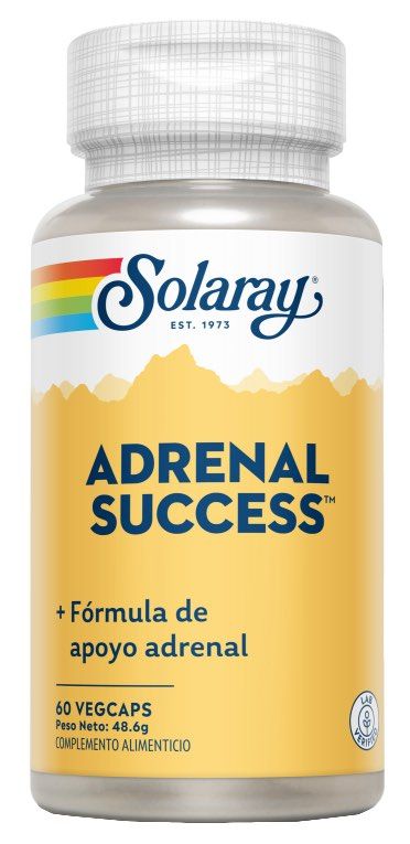 Adrenal Success Solaray 60 cápsulas veganas para adrenal y estrés