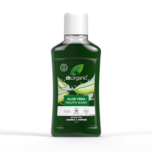 Dr.Organic Enjuague Bucal Aloe Vera Organico 500 ml