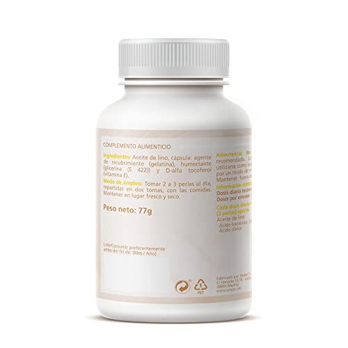 Sotya Aceite de lino perlas 702mg 110 unidades