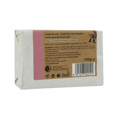 Essabó JABON Artesano Rosa MOSQUETA Estuche 6 Uds/100 gr, Estándar, Único