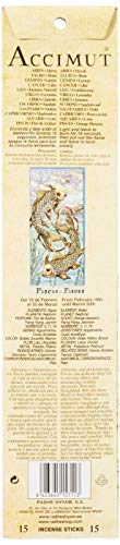 RADHE Incienso Stick ACCIMUT Piscis AZAHAR, No aplicable