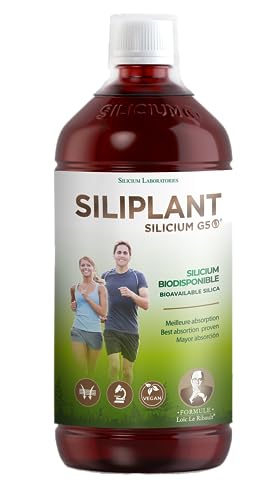Siliplant Silicio Liquido bebible - Aumenta la Producción de Colageno - Suplemento Huesos Articulaciones Piel Musculos