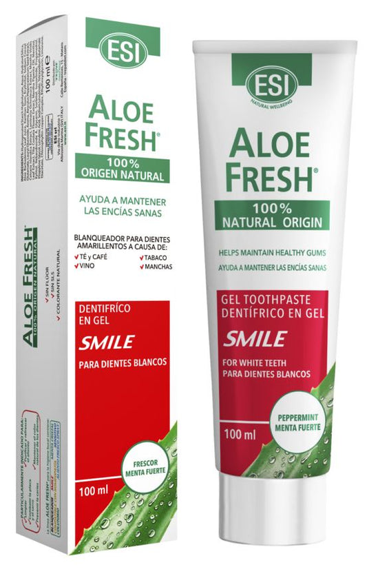 Pasta dental Aloe Fresh Smile 100 ml con Aloe Vera