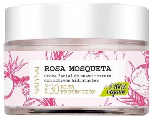 Crema Hidratante Rosa Mosqueta con FPS 30 Natysal 50ml