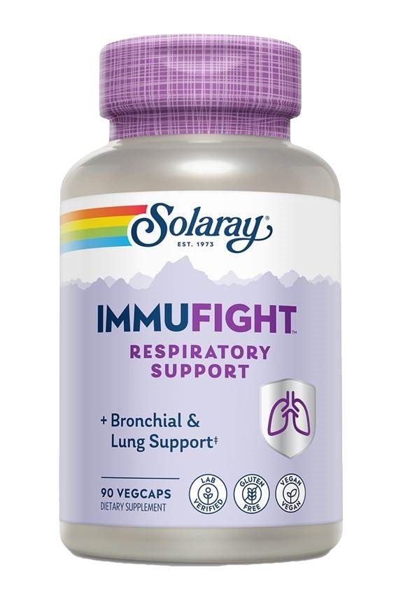 Immufight Respiratorio Solaray 90 Cápsulas Refuerzo Inmunitario Natural