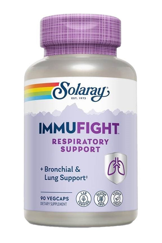Immufight Respiratorio Solaray 90 Cápsulas Refuerzo Inmunitario Natural