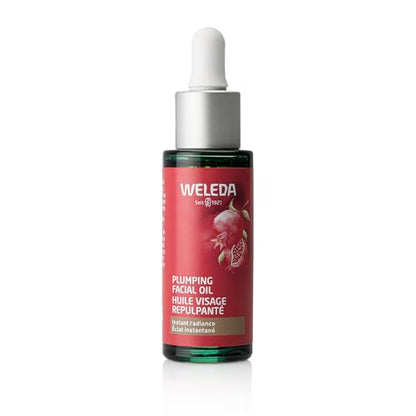 Weleda - Aceite Facial Reafirmante Granada, Concentrado Antiedad, Piel Radiante, con Aceite de Sésamo y Aceite de Semillas de Granada, Tratamiento Natural - 30 ml