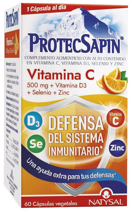 ProtecSapin Vitamina C 500 mg Natysal Refuerza Inmunidad