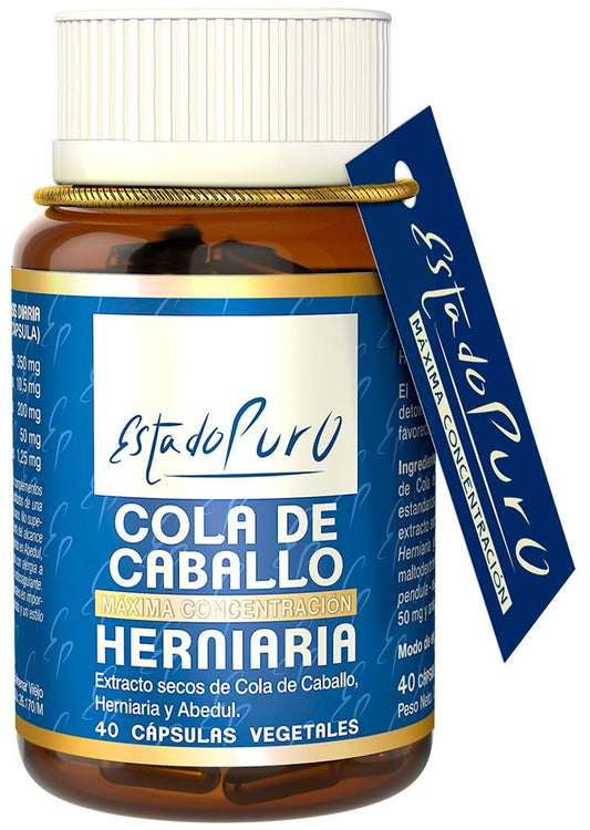 Suplemento Diurético de Cola de Caballo y Herniaria 40 Cápsulas