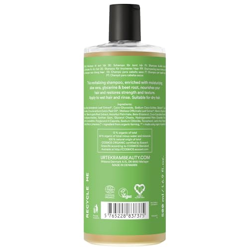 Urtekram Champú de Aloe Vera para Cabello Seco - 500 ml