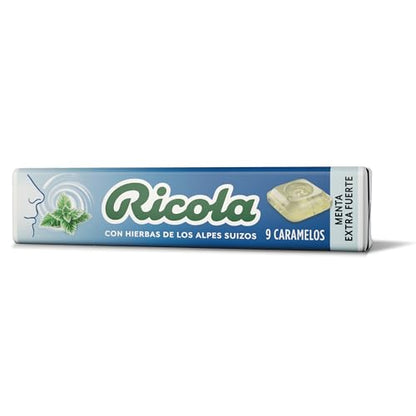 Ricola Caramelos - Stick 31.5 g, Sabor Menta Fuerte