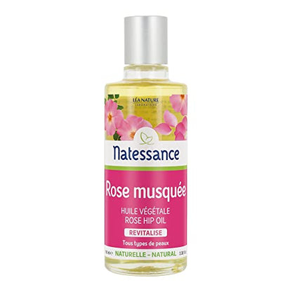Natessance aceite de rosa musquée prévient del Senescencia/répare, 100 ml