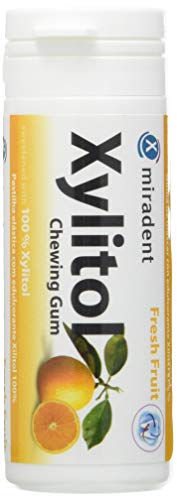 miradent Xylitol Chicle Sabor Frutas Bote 30 Ud X 30 Gr Bote De 30 Unidades X 30 Gramos - 400 g