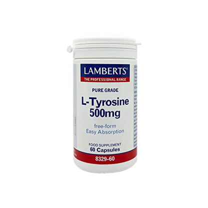 Lamberts L Tirosina 500mg - 60 Cápsulas