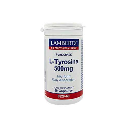Lamberts L Tirosina 500mg - 60 Cápsulas