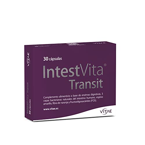 Vitae IntestVita Transit 60 cápsulas | Regula el tránsito intestinal | Favorece las digestiones | Combate el estreñimiento