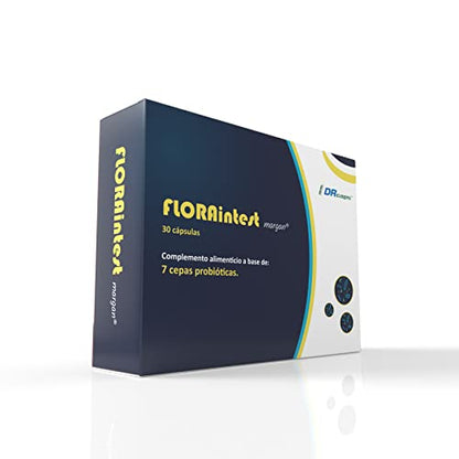 Floraintest margan® de Margan Biotech. Probiótico Gastrorresistente | 7 Cepas Bacterianas | 30 Cápsulas