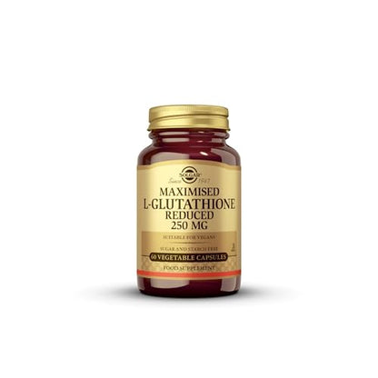 Solgar reducido l-glutathione 250 mg cápsulas vegetales