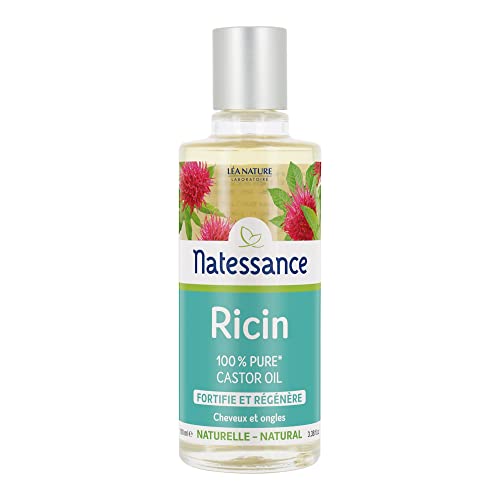 NATESSANCE Huile de Ricin 100% Pure Fortifie/Régénère