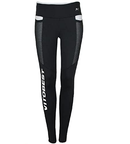 POINT KILLERS Maa Bosio Coor, Mallas Mujer, Negro-blanco, L