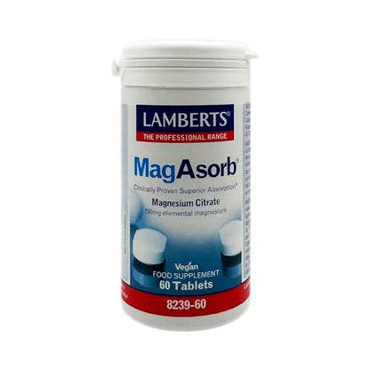 Lamberts Magasorb 150 Mg, 60 Tabletas, Vanilla