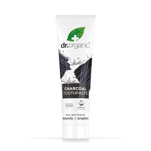 Dr. Organic Pasta De Dientes Carbón Activado, 100 ml (Paquete de 1)