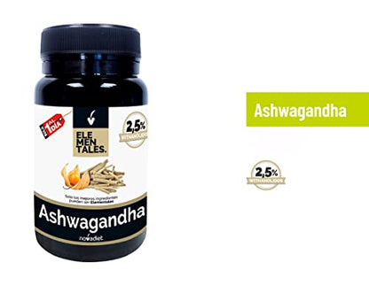 Novadiet - ASHWAGANDHA Cápsulas con Ashwagandha - Reduce el Estrés, Mejora el Estado de Ánimo, Mejora y Potencia la Calidad del Sueño - Propiedades Neuroprotectoras y Antioxidantes - 30 Cápsulas