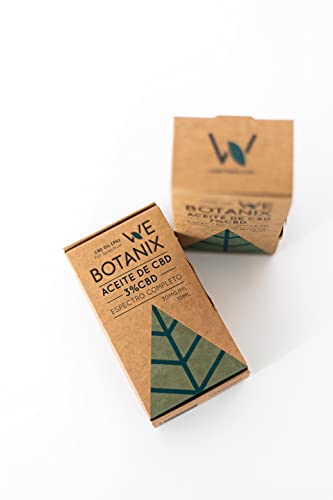 WeBotanix | Aceite CBD 3% | CBD Oil | Aceite de CBD | Aceite CBD Puro Medicinal | CBD Full Spectrum | Aceite de Cáñamo | Gotas CBD | Essential CBD Extract | 100% Natural | Uso Tópico | 10 ml.