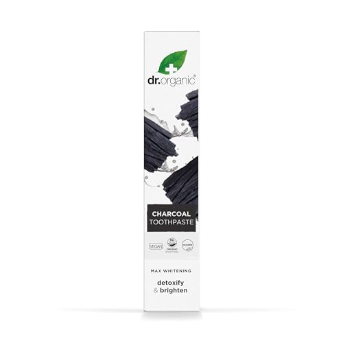 Dr. Organic Pasta De Dientes Carbón Activado, 100 ml (Paquete de 1)