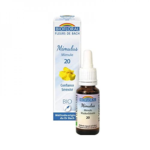 Biofloral, Flores De Bach 20 Mimulus - Mímulo Bio Demeter - 20 ml