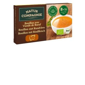 Caldo de Ternera cubitos Natur Compagnie, 8x11 gr