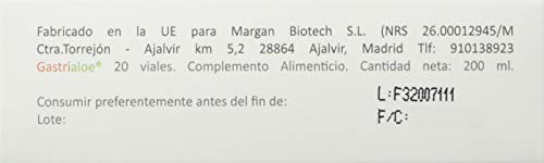 Gastrialoe Complemento Alimenticio a Base de Colina, Alcachofa, Bromelaína, Bardana, Boldo y Aloe Vera - Paquete de 20 x 10 ml - Total: 200 ml