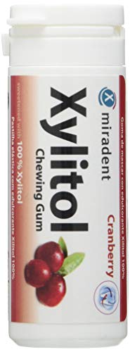 miradent Xylitol Chicle Sabor Arandanos Bote 30 Ud X 30 Gr Bote De 30 Unidades X 30 Gramos - 200 g
