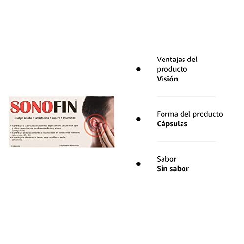 Sonofin - Complemento Alimenticio, 30 Cápsulas, 40 gr