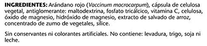 SOLARAY® CranActiN® (Arándano rojo) .60 VegCaps Concentrado de arándano rojo con vitamina C. Sin gluten. Apto para veganos.