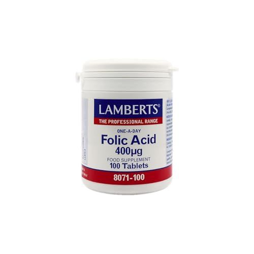 Lamberts Acido Folico 400ug - 100 Tabletas