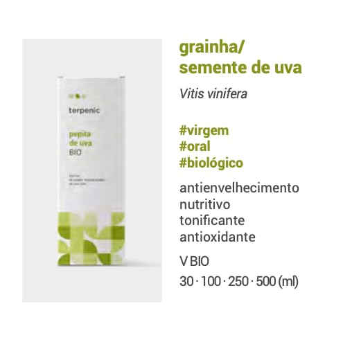 Terpenic Evo Pepita de Uva Aceite Virgen Bio 30 ml - 1 Unidad