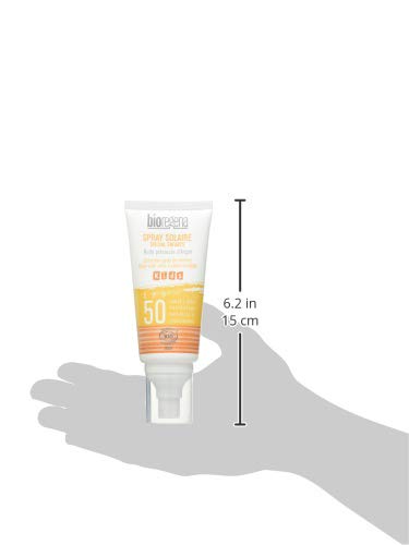 BIOREGENA - Crema solar BIO, factor de protección 50, pieles claras, sensibles, niños mayores de 3 años, spray 90 ml.