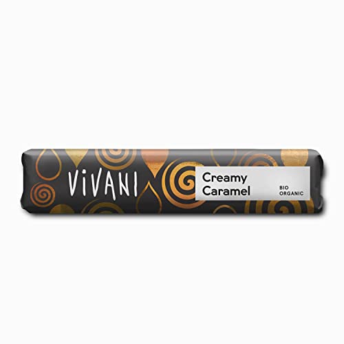 Creamy Caramel - Barrita de chocolate con leche y un cremoso relleno de caramelo - Vivani - 40g