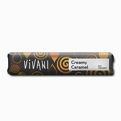 Creamy Caramel - Barrita de chocolate con leche y un cremoso relleno de caramelo - Vivani - 40g