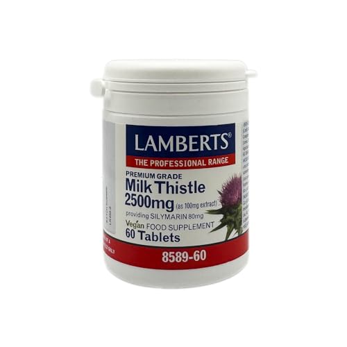 Lamberts Cardo Mariano 2500mg Vegan - 60 Tabletas