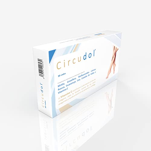 Circudol® (Antes Circudin®) 200 ml de Margan Biotech. Circulación Periférica. MIRTILO | GROSELLERO | BIOFLAVONOIDES CÍTRICOS | RUSCUS | ESCARAMUJO | UVA | CASTAÑO DE INDIAS | VITAMINA C. 20 viales
