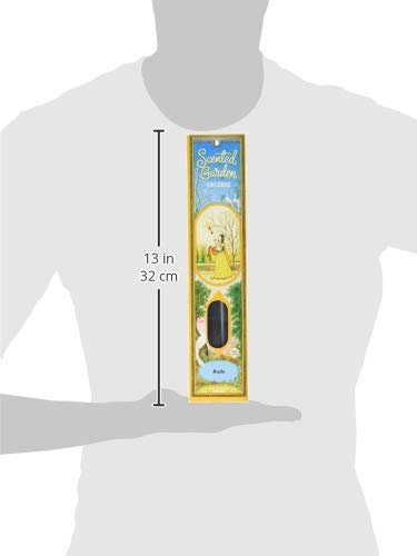 RADHE RUDA Stick Incienso Scented Garden, Negro, Único