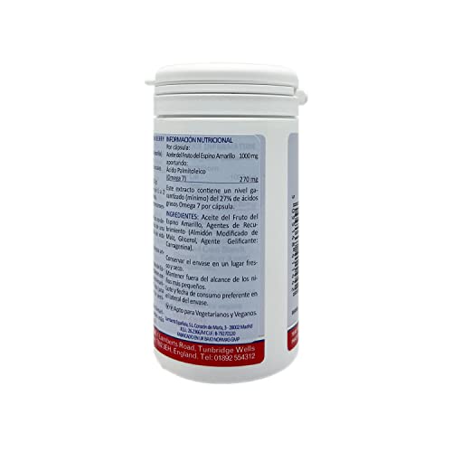 Lamberts Aceite del Fruto del Espino Amarillo 1000mg, 30 Cápsulas, 30