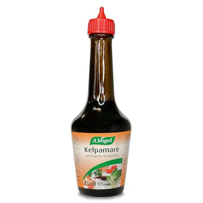 A.Vogel Kelpamare | Salsa de Soja con Vegetales y Alga Kelp | Condimento a base de Kelp Natural Suizo | Ingredientes Frescos y Orgánicos | 85 ml .
